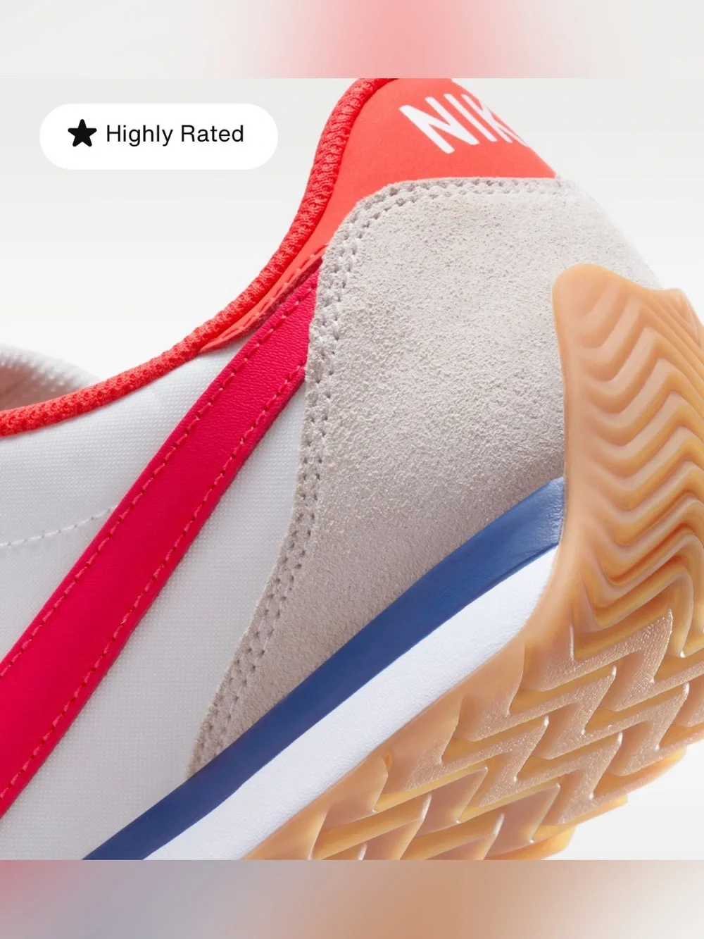 Nike Pacific Women's Shoes Retro Runner in White, Red & Blue